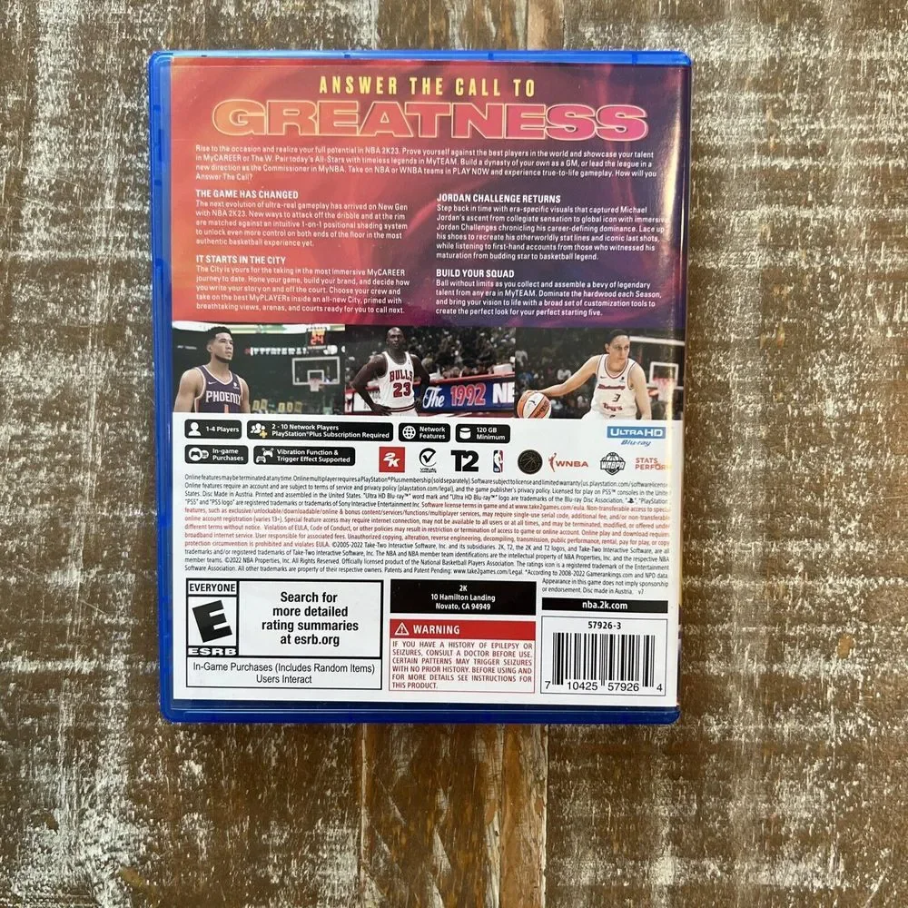 NBA 2K23 (Sony PlayStation 5 PS5,‎ 2022)